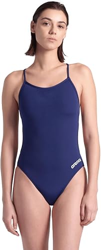 ARENA Women's Solid Team MaxLife Sports Swimsuit Lace Back One Piece Racing Bath