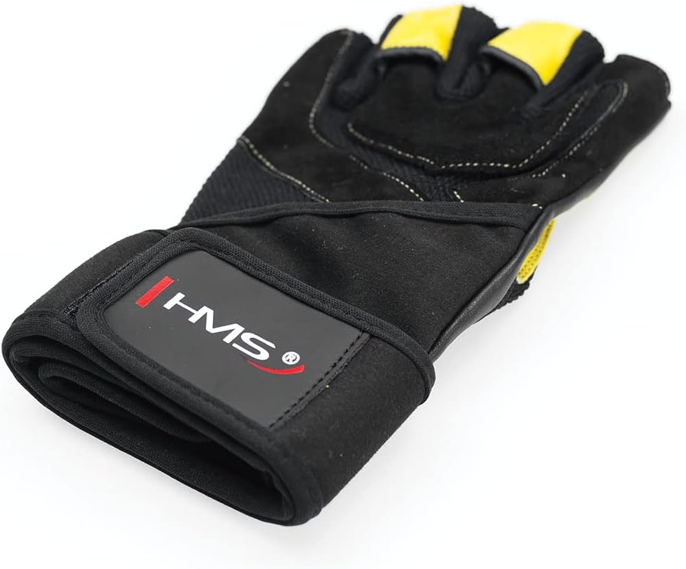 HMS Unisex's 17-63-200 5907695523089 Men's Fitness Gloves, Yellow, One Size