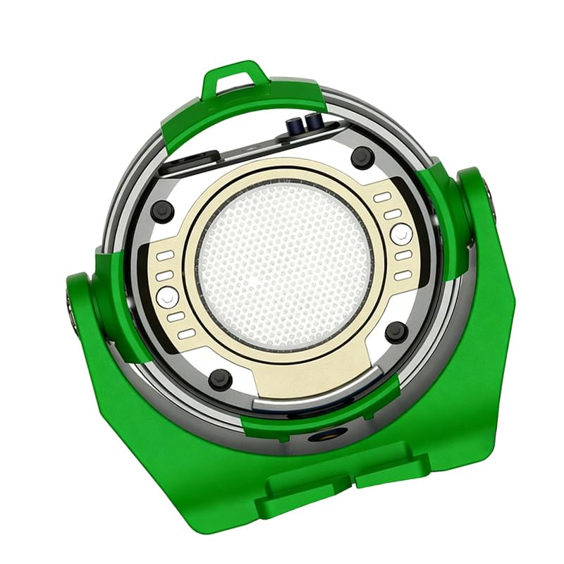 Linterna frontal recargable con base de ajuste de múltiples luces e iluminación fuerte 5