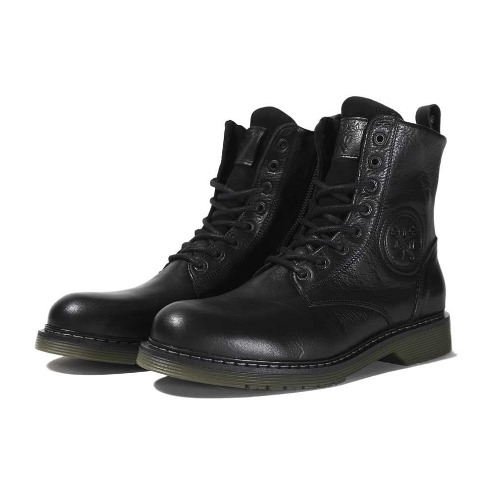 John Doe Motorradschuh Sixty | XTM| Threepoint Protection | Lederstiefel aus Rindsleder | Rutschfeste Sohle