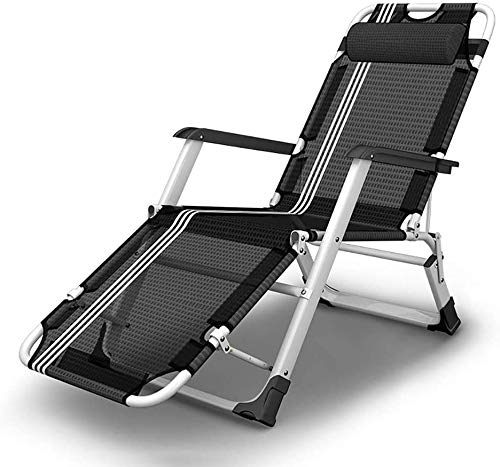 Chaise Pliante Robuste Fauteuil Inclinable Réglable Extérieur Plage