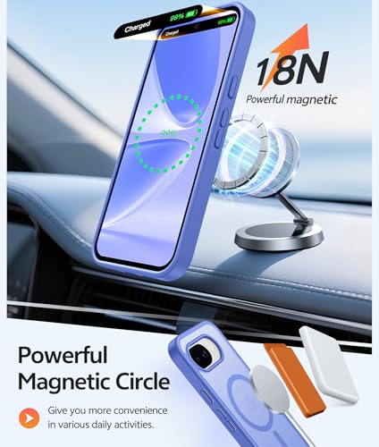 Image of FNTCASE for Google Pixel 10a Case: [Compatible with Magsafe] Translucent Matte Cases with [Screen Protector] Military Grade Shockproof Protective Magnetic Phone Cover for Pixel 10A - Ultramarine