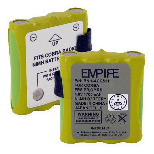 EMPIRE Maxon PMRS446 2-Way Radio Battery (Ni-MH 4.8V 600mAh) Rechargeable Battery - replacement