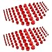 Plastic AN Fitting Cap and Plug Kit, 72 Pieces