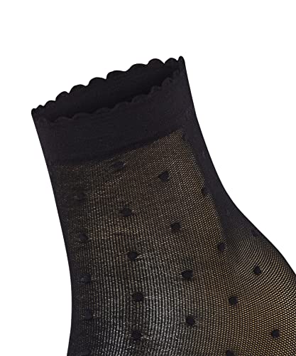 FALKE Women's Dot 15 Denier Dress Socks, Patterned, Sheer, 1 Pair4