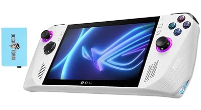 ASUS ROG Ally Handheld de Juegos 7" Pantalla Táctil FHD (AMD Ryzen Z1 Extreme, 16GB LPDDR5X, 512GB SSD, AMD Radeon, Huella Dactilar, WiFi 6E, Bluetooth 5.3, Win 11 Home) con Expander de Puertos USB DKZ