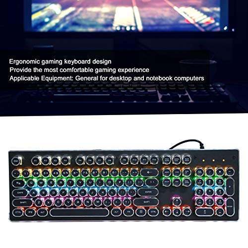 Teclado Gamer Retro Mecánico Pomya Cableado miniatura 3
