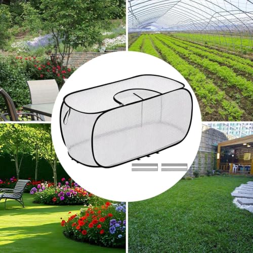 Cubierta malla para plantas transpirable y plegable de jardín 4