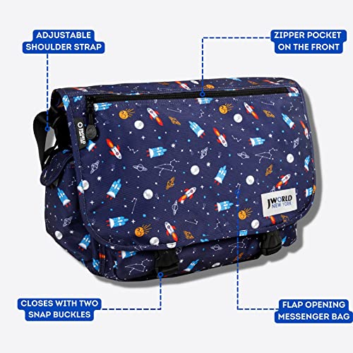 Image of J World New York Terry Messenger Bag for Women Girls School Kids