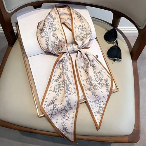Women's Bag Scarf Turban Hijab Handbag Silk Long Thin Satin Fashion2