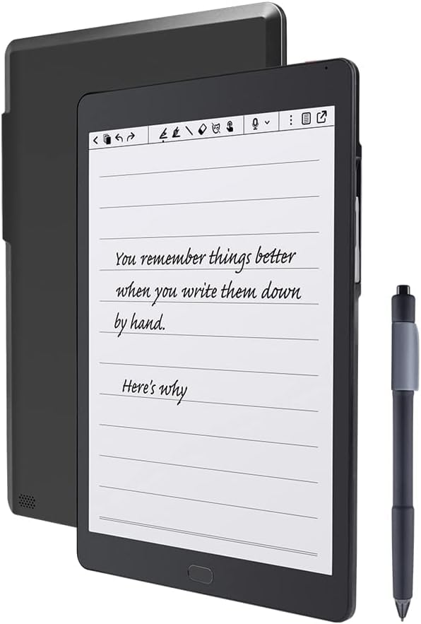 Geniatech 10.3" inch Android E-Ink ePaper Tablet,Paperwhite e Reader Note Taking,HD Real-time Cloud Syn ebook Reader Device ,2GB+32GB Drawing Tablet Paper White ereader for Writing Graphics Notepad