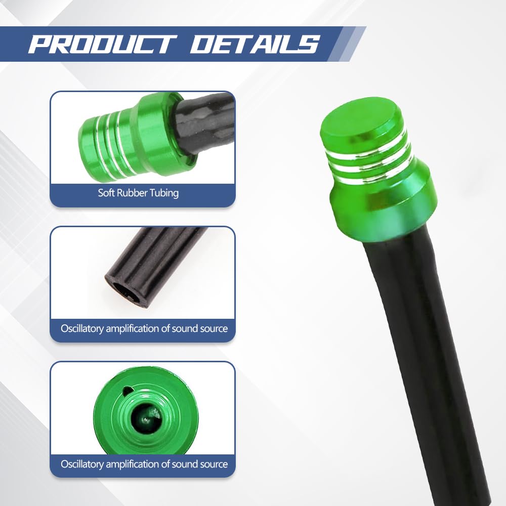 2PCS Breather Hose Gas Fuel Tank Cap Motorcycle Gas Cap CNC One Way Tank Valve Vent Tube with — view 3