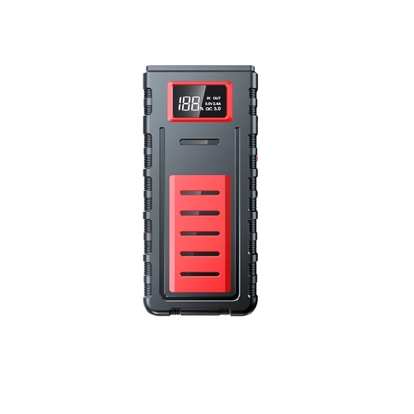 Arrancador de batería portátil para Coche, 3000 A, 25 000 mAh, Carga rápida de 12 V, con Pantalla Digital para vehículos de Gasolina y diésel.