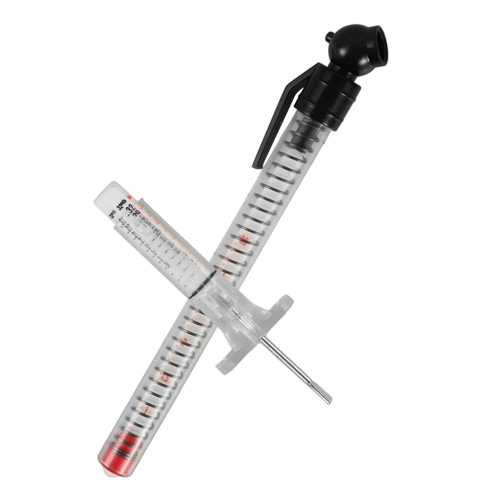 TOPPERFUN 1 Set Tire Tread Depth Gauge Tire Measure Tool Depth Tire Thread Measuring Gauge