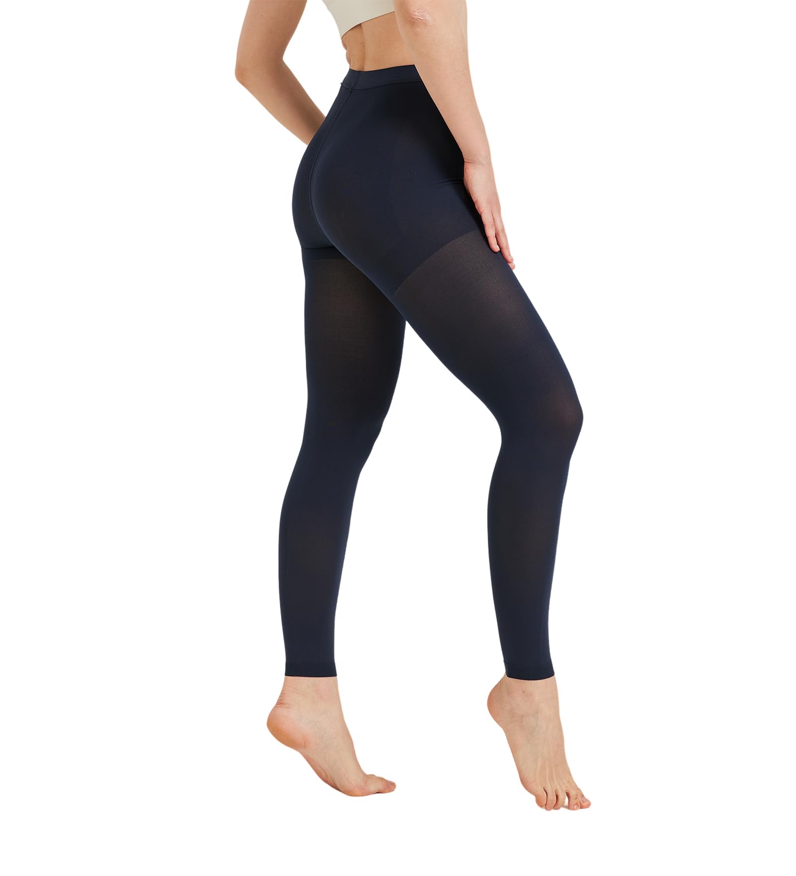MGANG Plus Size 15-20 mmHg Compression Leggings for DVT &amp; Varicose Veins