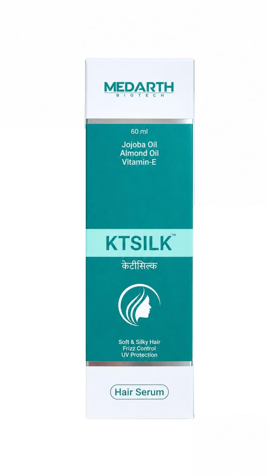 Advanced Frizz Free Smooth Finish 60 ml Ktsilk Hair Serum with Jojoba Oil & Almond Oil-image-34