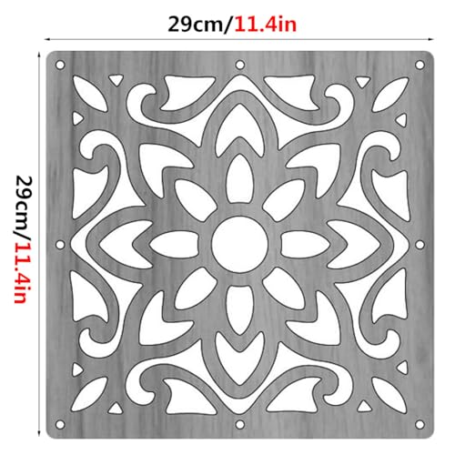 Cloison de séparation suspendre plafond bois décorative pour pièce 12pc - 8