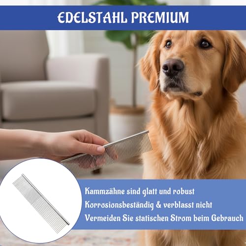 Halskrause Hund, 38-44 cm Schutzkragen Hund, Leckschutz Hunds, Einstellbarer Hundekragen, Leicht Schutzmaßnahmen Schutzkragen Mit Hundekamm Für Postoperative Pflege Und Täglichen Schutz