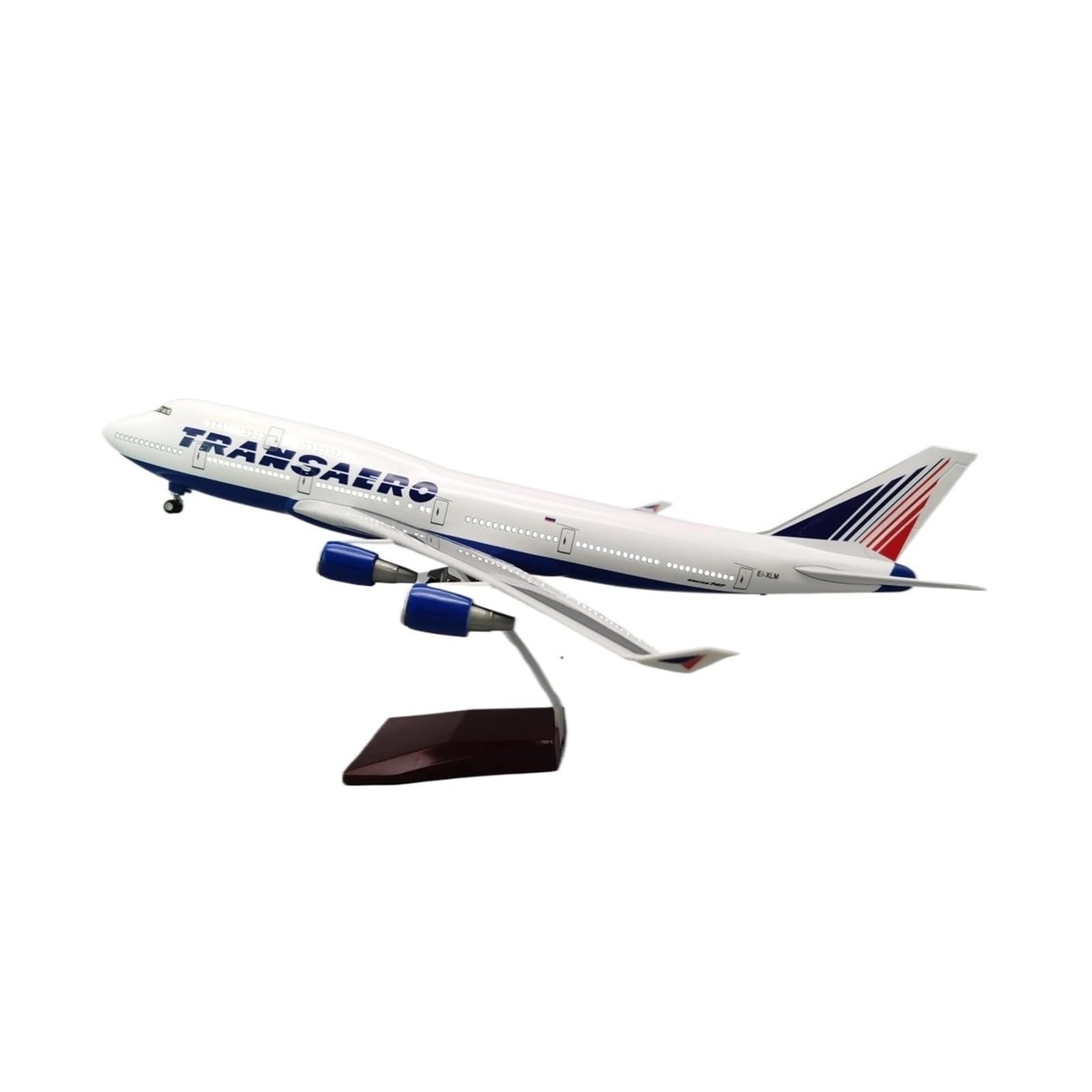 Boeing 747 modelo de avión de metal intercontinental 47 cm regalo ideal de maquetación 8