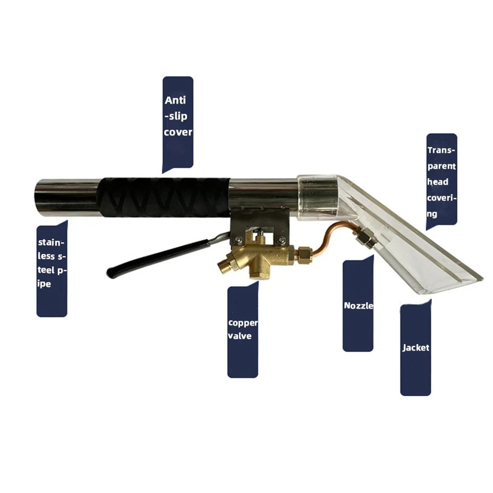 Extractor de Limpieza de Alfombras, Accesorio de la Máquina de Limpieza de Alfombras de Camiones, Herramienta Manual de Limpieza de Muebles de Automóvil