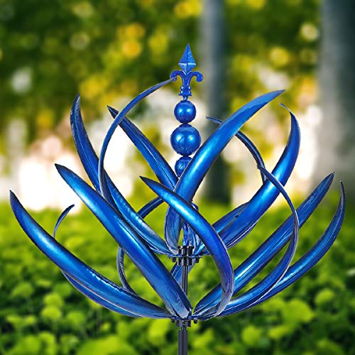 WinWindSpinner Garden Spinners Outdoor - 3D Kinetic Garden Wind Spinner - Decorative Lawn Ornament Wind Mill - Unique Outdoor Lawn and Garden Décor