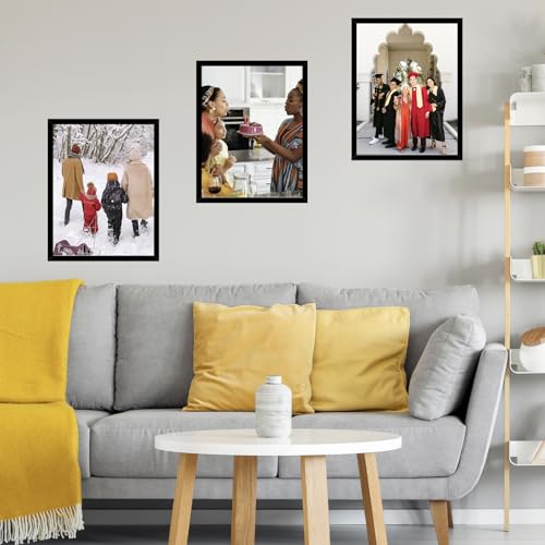 Image of JCJMY 19x27 Picture Frame Black for Puzzles Poster Photo Picture, Horizontal and Vertical Formats for Wall Hanging, 19 x 27 Wall Gallery Poster Photo Frame for 19 by 27 Photos Posters,Black