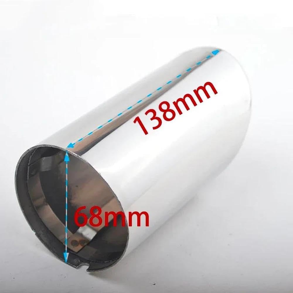 Spare Parts For Golf Mk6 Mk7 For Lavida For Bora For Sagitar For Scirocco 1.4T Exhaust Muffler Stainless Steel Exhaust Tip(Titanium Black)