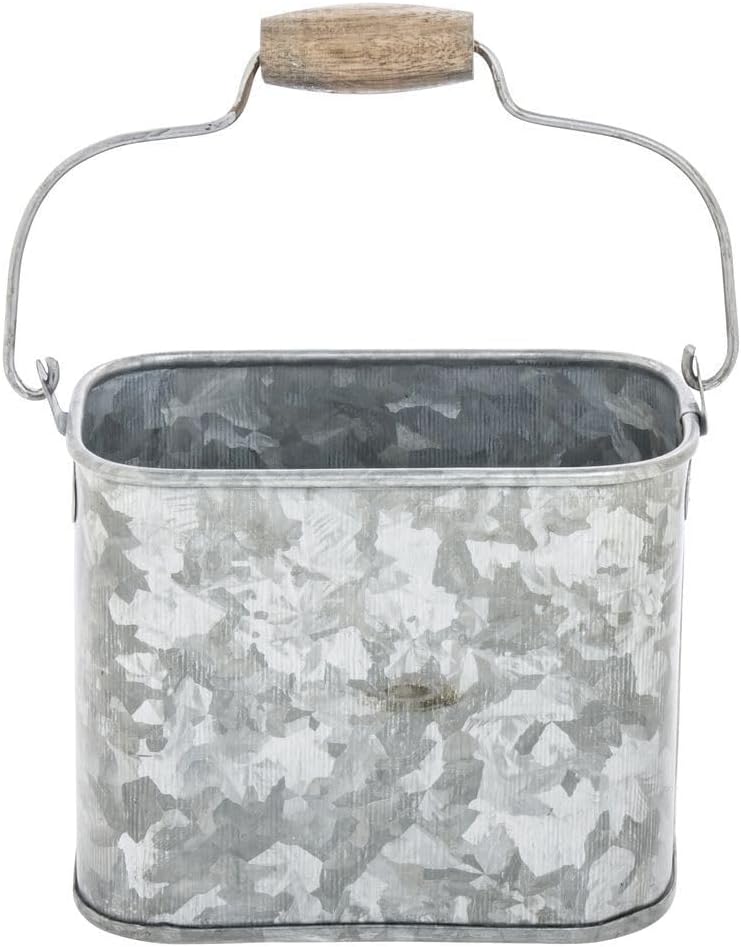 For Galvanized Metal Condiment Caddy - 5 L x 3 W x 4 1/2 H