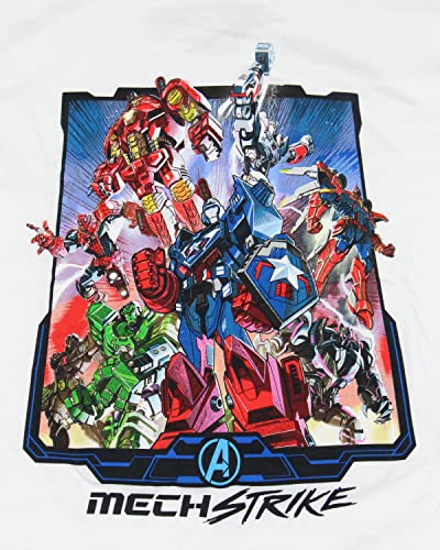 Marvel The Avengers Boys' Mech Strike Character Group Graphic T-Shirt2