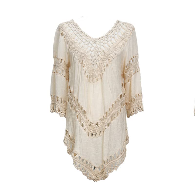 Vestido de playa KOOBS calado con protección solar para ropa de baño 4