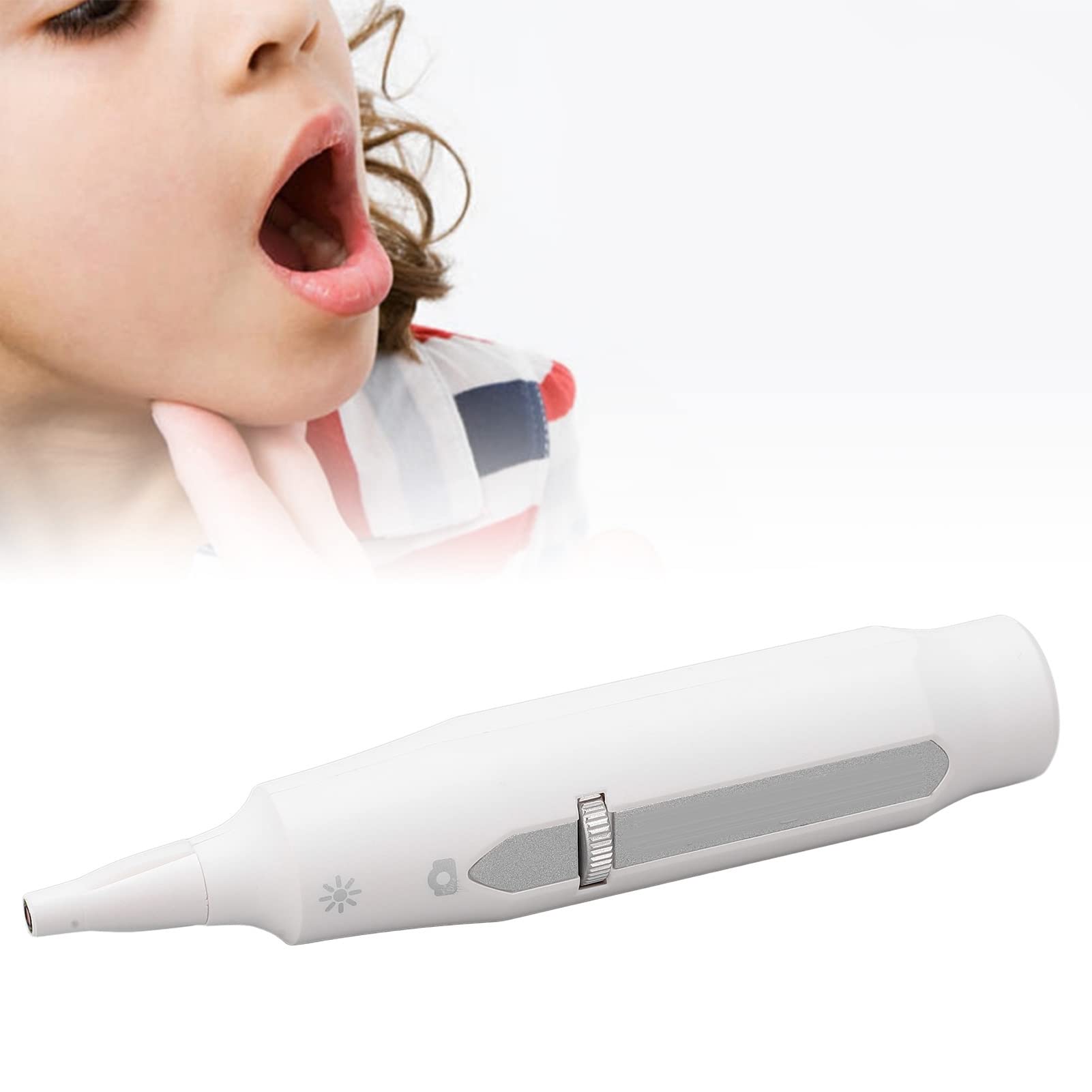 Otoscopio wireless per orecchio da 1 MP con risoluzione 1280 x 720 con connessione WiFi - Messa a fuoco regolabile e sorgente luminosa a LED a bassa temperatura per la rimozione