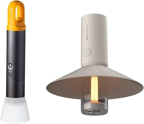 HOTO Paquete de linterna Lite con linterna de camping 3 en 1