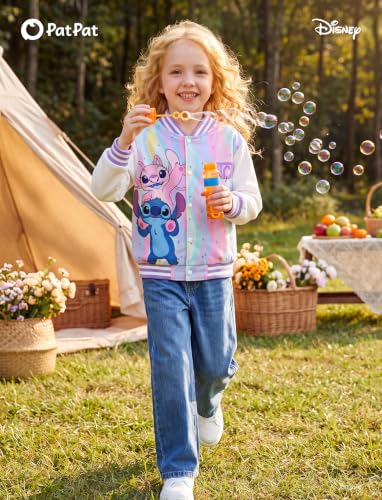 Image of Disney Girl & Boy Varsity Bomber Jacket Fall Sweatshirt Toddler to Big Kid