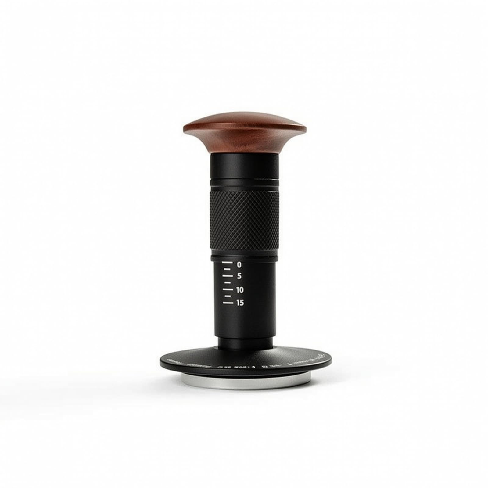 Coffee Tamper Presseur Équilibré Accessoire Café Poignée Bois Surface Plate Fonction Calibration Pression Adapté Machines à Café Bureau Cuisine, color to 1, 51mm