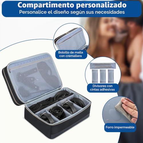 Miniatura 4 de Damero Bolsa De Almacenamiento Con Cerradura, Bolsa Discreta Para Juguetes De Silicona, Caja De Bolsa De Almacenamiento De Juguetes Privado Para Mujeres Y Hombres
