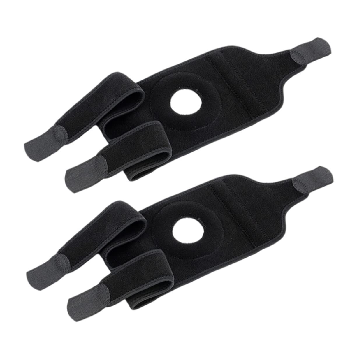 VANZACK Elastic Fabric Sports Knee Pads Running Basketball Fitness Comfortable Breathable 2 Pairs for Men