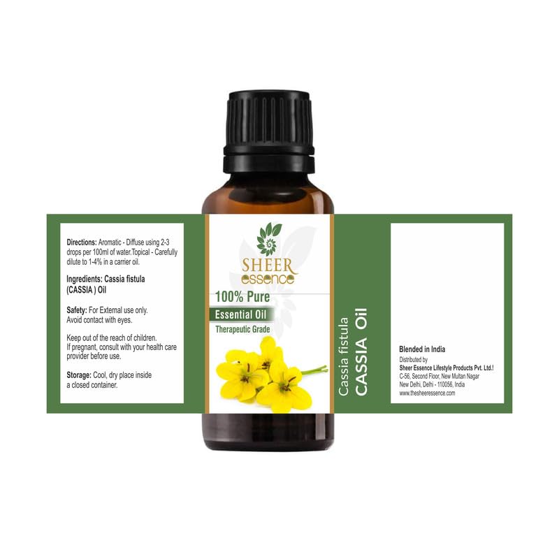 Pure Essential Oils for Aromatherapy, Skin Use, Diffusers, Candle and Soap Making 100% Undiluted & Uncut (Therapeutic Grade) - 5 ML (Cassia) - Image 3