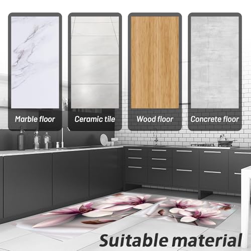 Tapis de cuisine antidérapant lot de 2 grand format lavable - 7