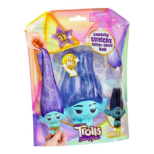DREAMWORKS TROLLS Band Together Squishy, Stretchy Glitter-Filled Hair Doll - Stretchy Hair Branch by DREAMWORKS TROLLS - Image 2