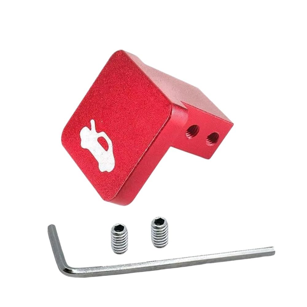 JIIYP Hood Release Handle for Civic 2011-1996 Car Hood Release Latch Handle Aluminum Bonnet Cover(Red)