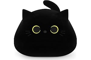 Auspicious Beginning Black Cat Plush Toy