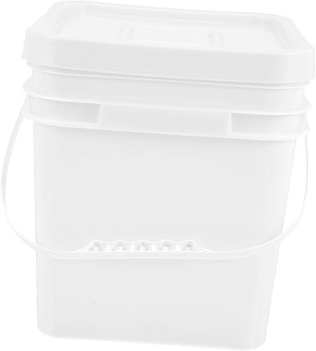 SOLUSTRE Cubos Sellados Cubo Contenedor de Lavandería Contenedor de Alimentos de Plástico Contenedores para Jabón de Lavandería Cubo Pequeño