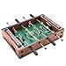 Mesa de futbolín portátil, mini juego de fútbol de madera, mesa de futbolín, juguete educativo para la familia de fiesta de niños