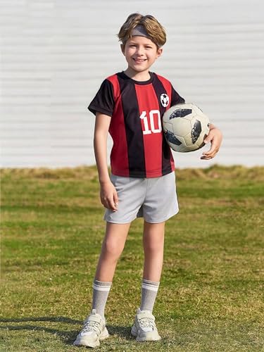 Image of Soccer Jersey Kids Boys Argentina Jersey Shirt Soccer Boys Tshirts Round Neck Short Sleeve Top