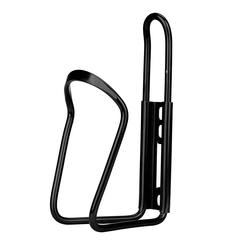 Bike Bottle Holder, Water Bottle Cage Aluminium Alloy Water Bottle Holder fit Bicycles, MTB, Baby Strollers, Wheelchair Black 1PCS