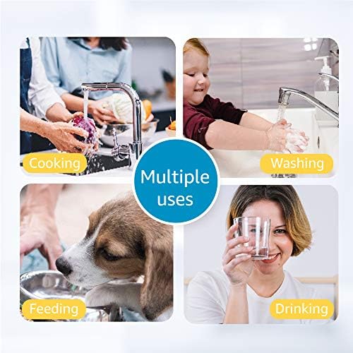 AQUACREST 5KDC Under Sink Inline Water Filtration System, Direct Connect Under Sink Water Filter, 12 Months Ultra High Capacity (1)