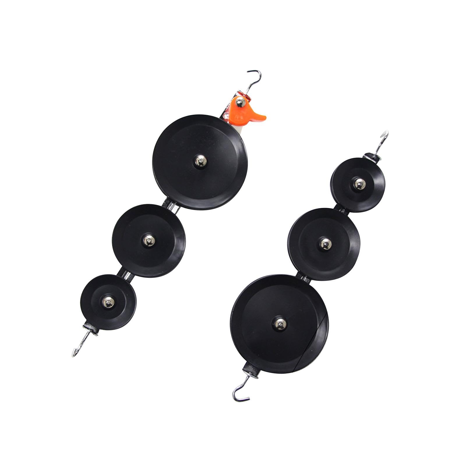 Luwecf Pulley Block Set Pulleys Block Physics Experiment Set Teaching Aids Stainless Steel Learning Materials Physics Pulley Set, 7 Pieces Set - Image 6