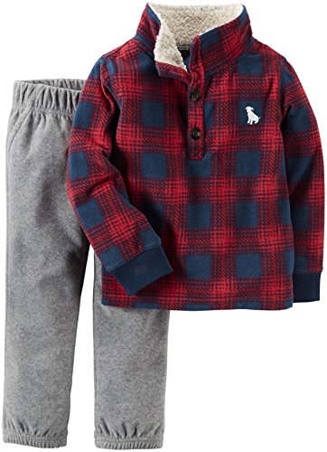 Carter's Boys 2 Pc Playwear Sets 249g275, Plaid, 4T