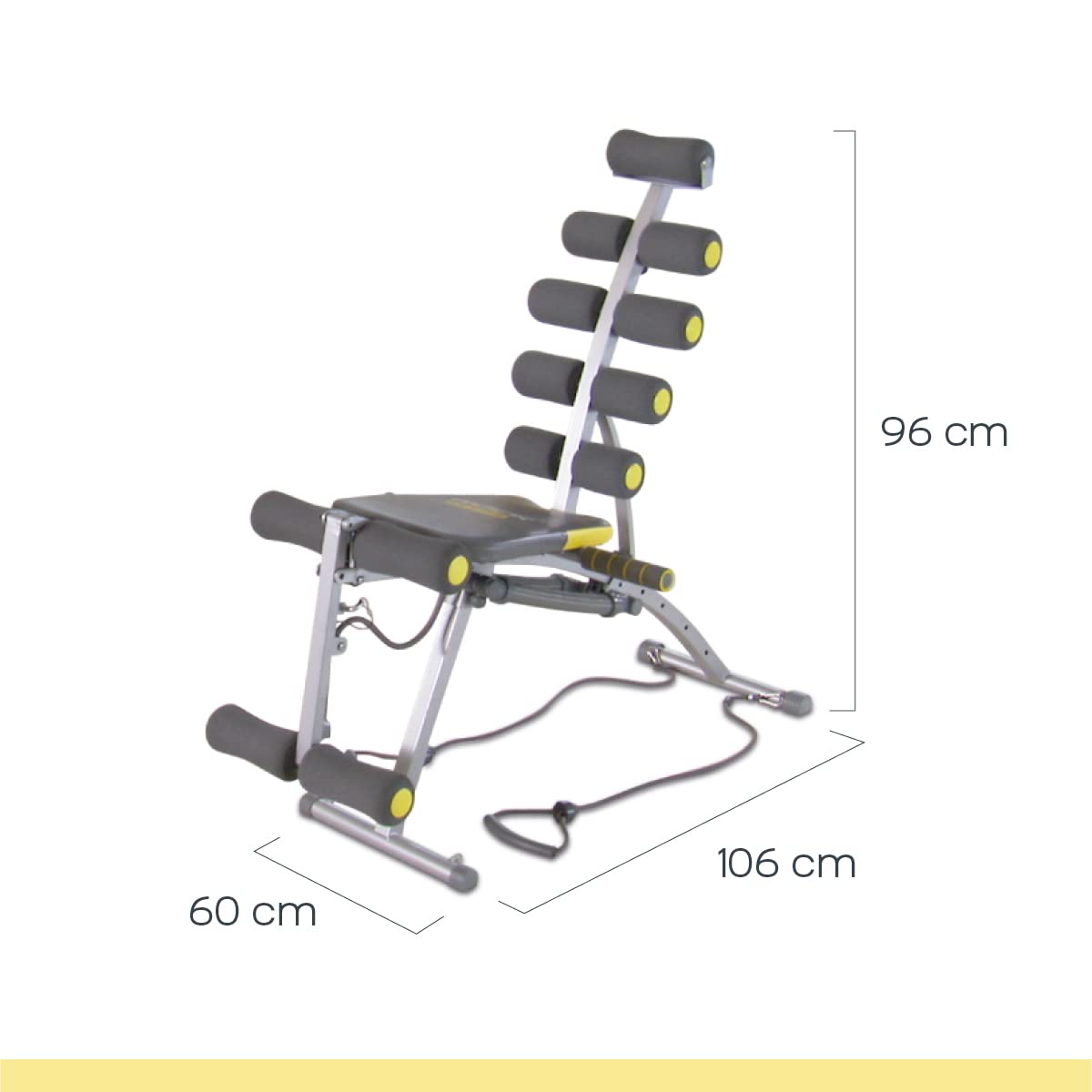 Rock Gym Banc multifonction de fitness, musculation et pompes ROG001