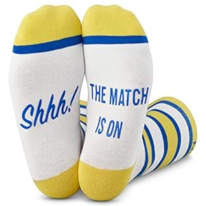 Football Fan Lounge Socks – Great Gift For Football Fans – ‘Shhh! The Match Is On’